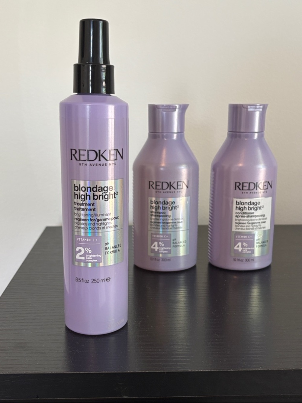 NWT Redken Blondage High Bright Trio - Brightening Hair Care Set - Full Size - Picture 6 of 10